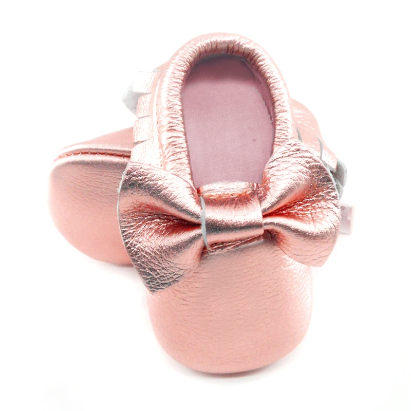 

Fashion Cute Baby Moccasins Cow Genuine Leather Soft Sole Toddlers Newborn Shoes 0-24M Infant Boys Girls First Walkers