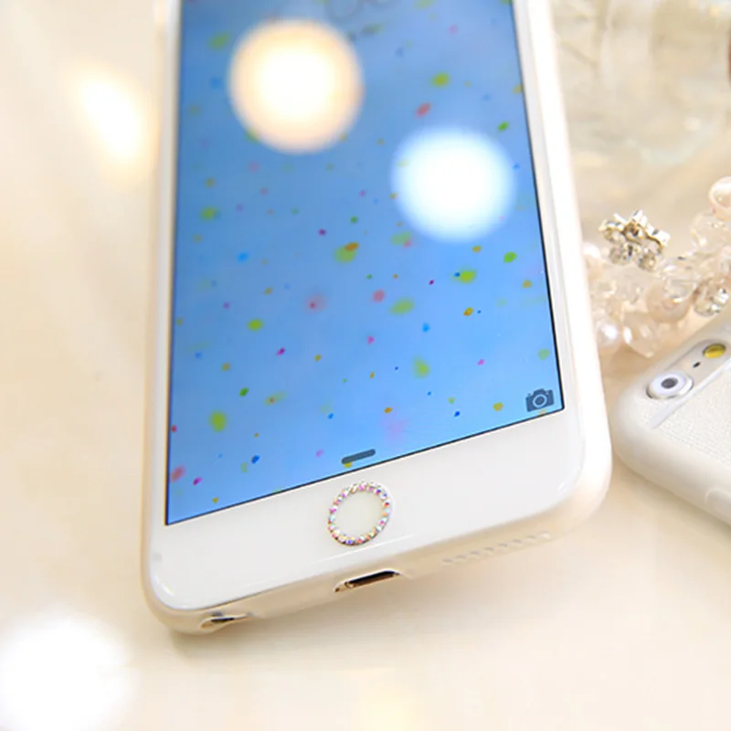 10 шт./лот ID Touch Bling Home кнопка наклейка для iPhone 7 plus 6s 8 5S se iPad наклейка|stickers for|sticker for