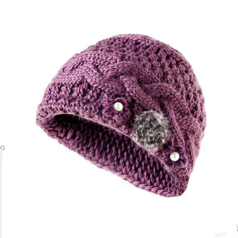 Зимняя шапка вязаная женская кепка 2018 мама Повседневная плотная супер теплая