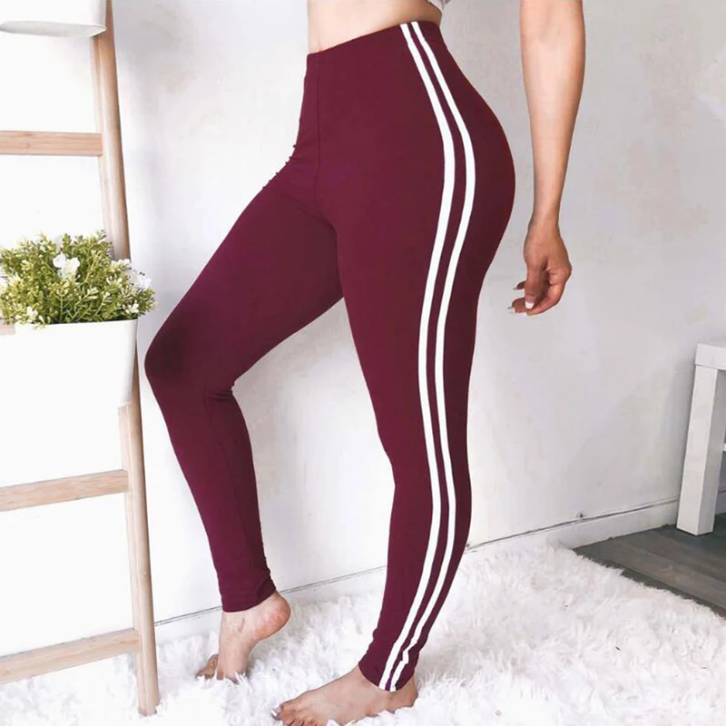 NIBESSER 2018 High Waist Sexy Camo Fitness Leggings Women Solid Color Striped Sweatpants Camouflage Print Legging | Женская одежда