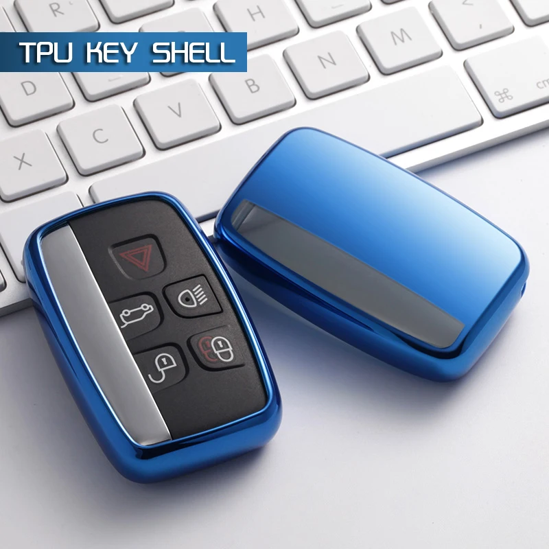 Чехол для автомобильного ключа из мягкого ТПУ чехол Land Rover A9 Range Sport Evoque Freelander 2 Jaguar