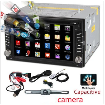 2015 карта 2 Din Чистая Android 4.2 Dvd-плеер Автомобиля Навигация стерео Радио GPS WiFi 3 Г
