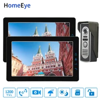 HomeEye 9 inch 4-Wired Video Door Phone Video Intercom Night Vision 1200TVL Multi-language OSD Menu Record Video Cheap Price