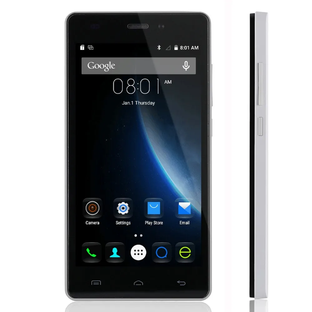 Оригинал DOOGEE X5 Pro сотовых телефонов Mtk6735 4 ядра Android 5.1 5 дюймов HD 1280x720 IPS WCDMA