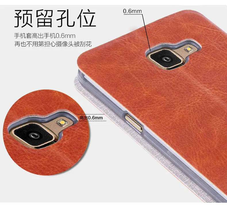 Mofi руи серии флип кожаный чехол для Samsung Galaxy A5100 с функцией стойки|case samsung galaxy
