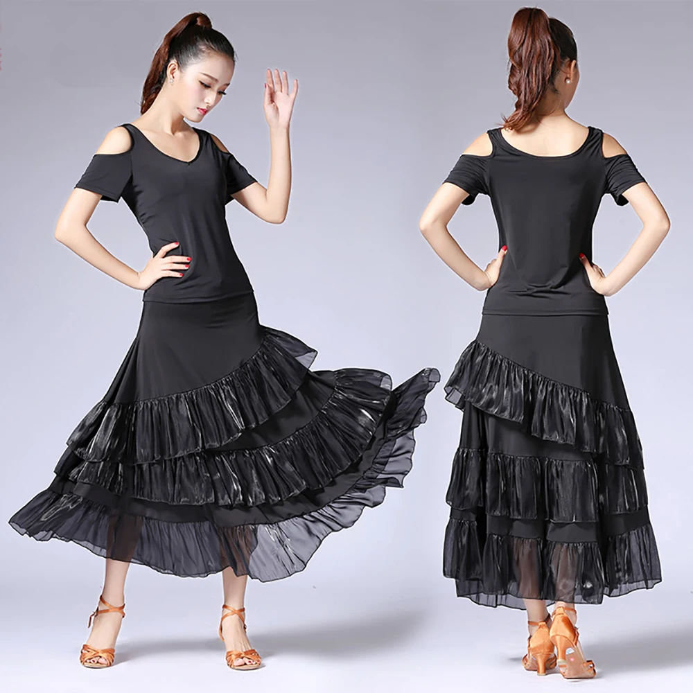 Женский костюм для бальных танцев 5 цветов индийский танцевальный репетирования