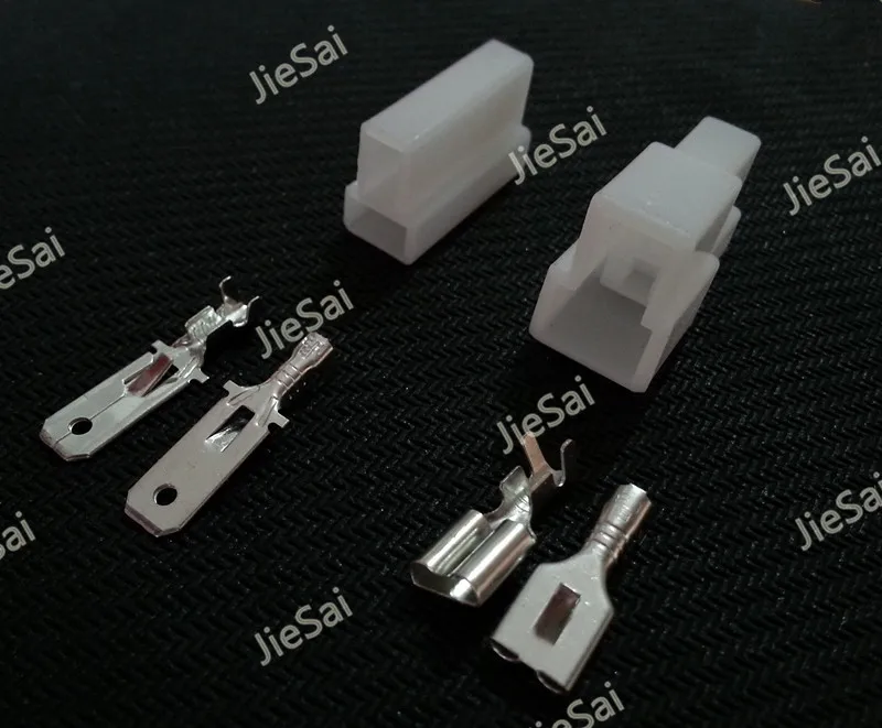 2 контакта 6 3 мм женский и мужской стандарт|connector plug|connector 6.3mmconnector harness |