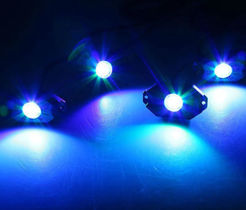 8 шт. мобильное приложение управление RGB неон светодиодный акцент Понтон Лодка колода морской светящийся водонепроницаемый Pod освещение наружное освещение