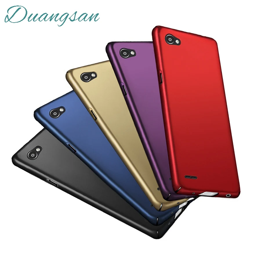 Phone Cases For LG Q6 Case Cover Alpha Plain PC Back Plus Q6A M700 X600 X600K 5.5&quot | Мобильные телефоны и аксессуары