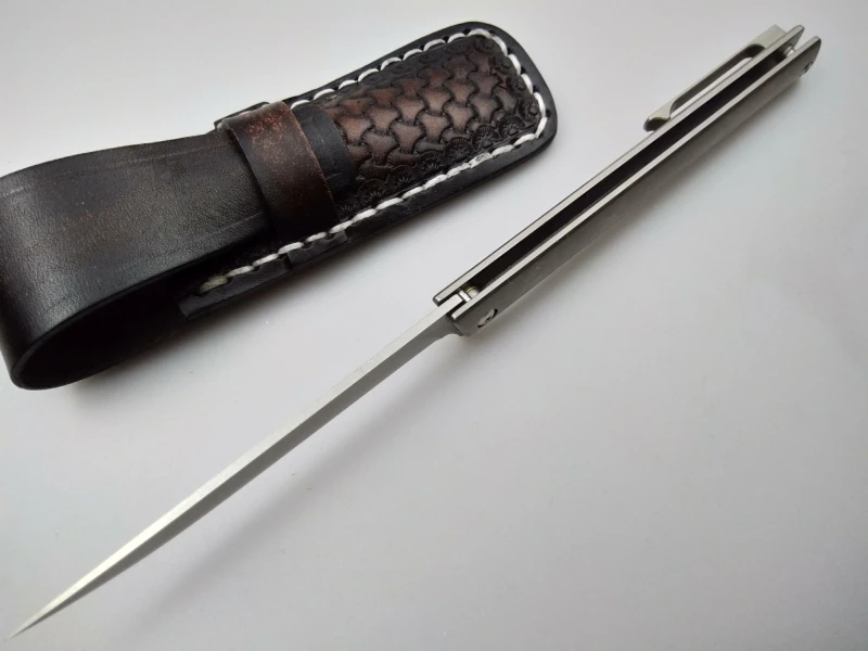 Esiwo EDC Складной нож m390 титановый из углеродного волокна Флиппер Карманный для кемпинга спасательные тактические ручки ножи спасательный подарок инструменты для выживания