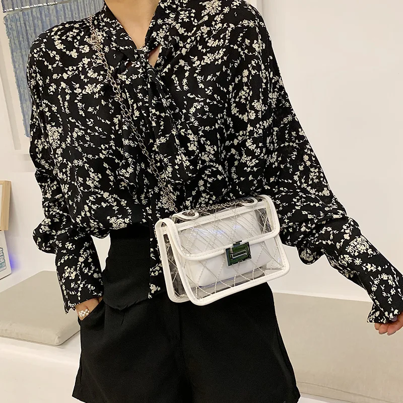 Женские Прозрачные сумки через плечо роскошная дизайнерская пляжная сумка из