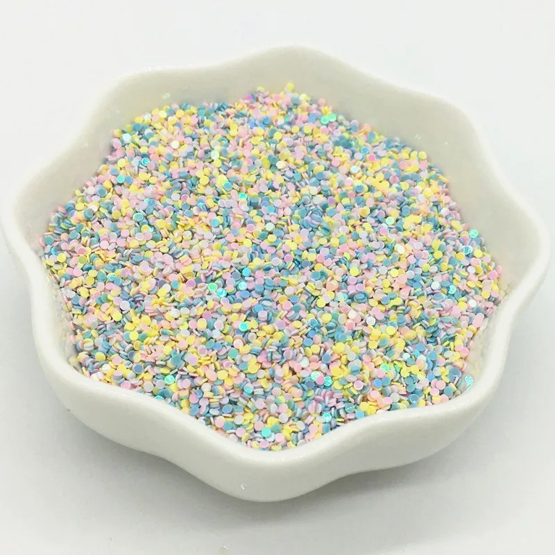 10 г/20 г 1-5 мм звезды сердце цветы точка талисманы ногтей блестки желтый синий розовый белый микс DIY ремесло Блестки блестка искусство украшения