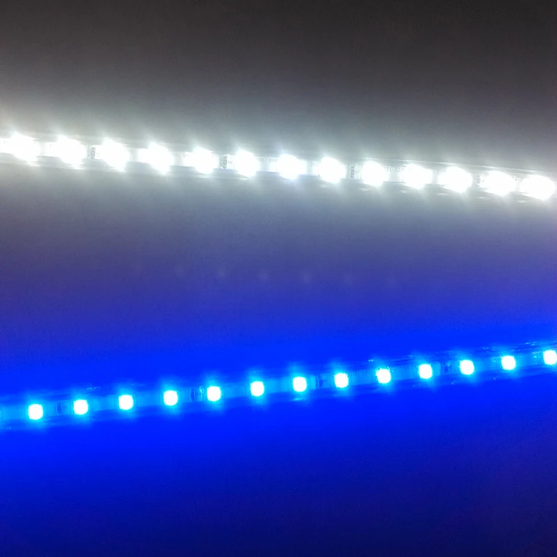 (1м Красный + 1м Синий) Светодиодная полоса света для роста растений 28.8Вт/лот 220В Обеспечивает солнце для сеянцев, цветов и овощей в палатке и аквариуме.