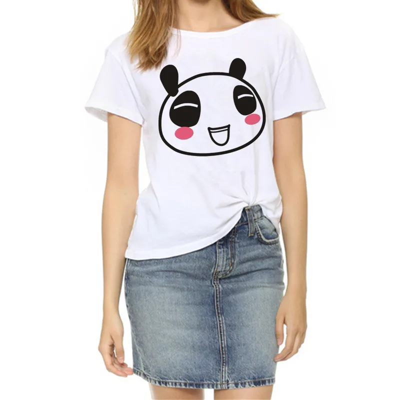 Soatrld New 2017 Fashion Women t-shirts Summer Slim Women's Short Sleeve Print Casual Cotton White Tshirt Plus Size Tops | Женская