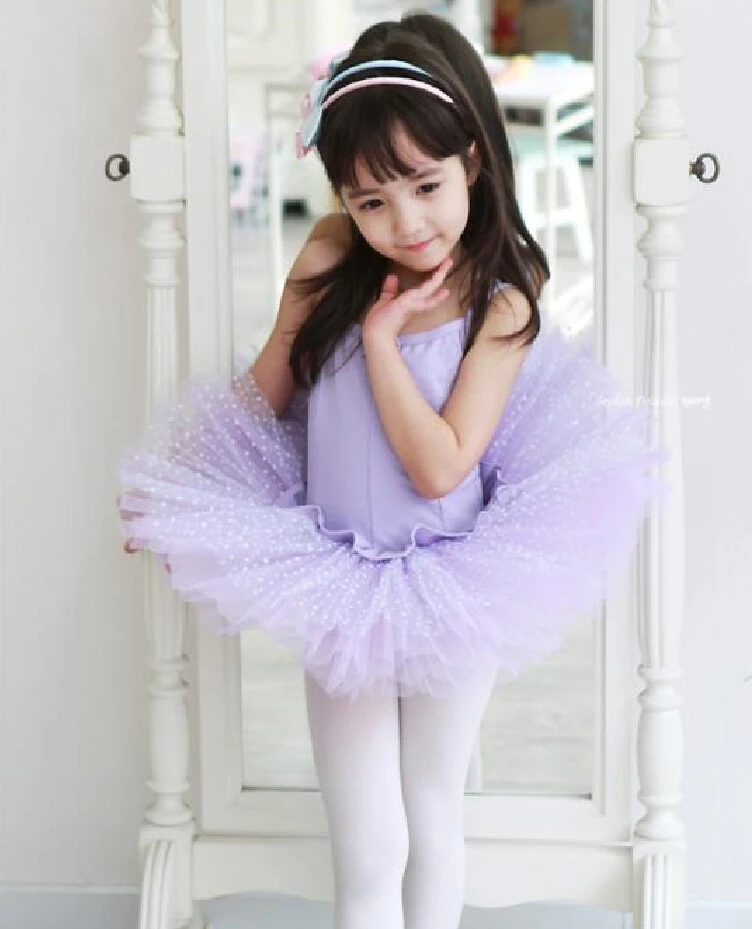 Бесплатная доставка детское платье для девочек балетная одежда Детские балетные