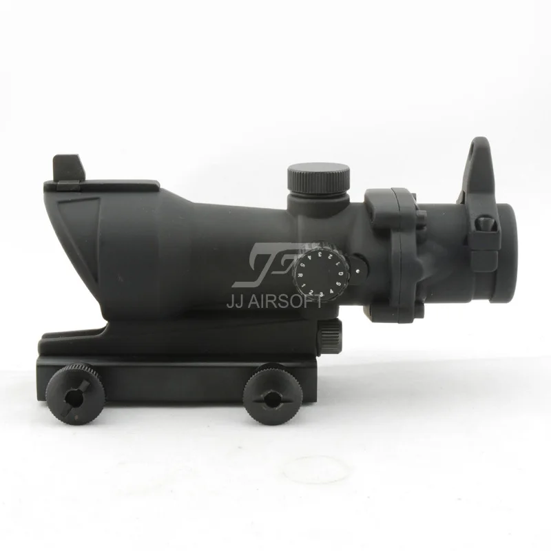 JJ страйкбол ACOG Стиль 4x32 прицел красный/зеленый сетка (черный/коричневый) полная