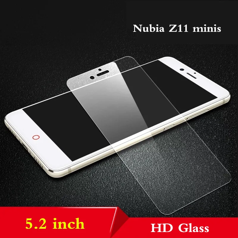 Закаленное стекло для zte Nubia Z17 Mini Z11 Mini s 9H Защитное стекло для zte Nubia Z11 max Z17 mini стеклянная пленка - Цвет: Z11Minis HD glass