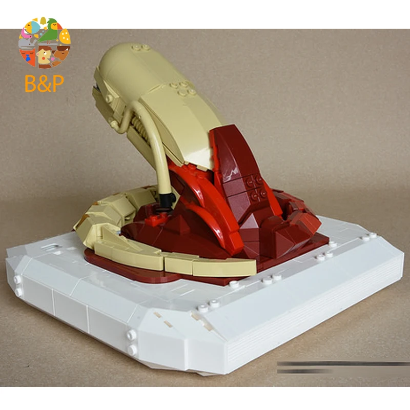 XB-04002 830 шт серия Moive новая модель инопланетянина строительные блоки кирпичные