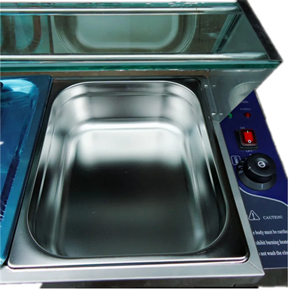 3*1/2 коммерческий Bain Marie подогреватели пищи Ресторан оборудование буфет|buffet