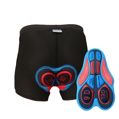 9D GEL NEWBOLER гелевые велосипедные шорты 5D 20D мужские трусы горные велошорты велосипед мягкое нижнее белье для велосипеда Горные vtt Короткие - Цвет: 9D GEL