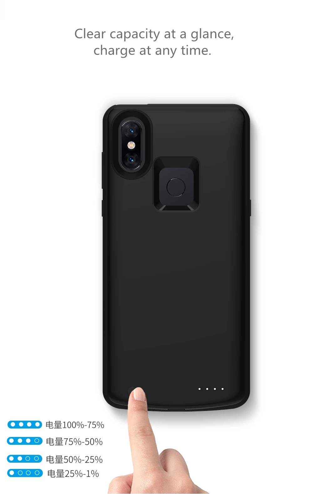 6500 мАч Внешний аккумулятор, зарядное устройство, чехол для Xiaomi mi x 3, чехол для внешнего резервного зарядного устройства для Xiaomi mi, x3, чехол для аккумулятора