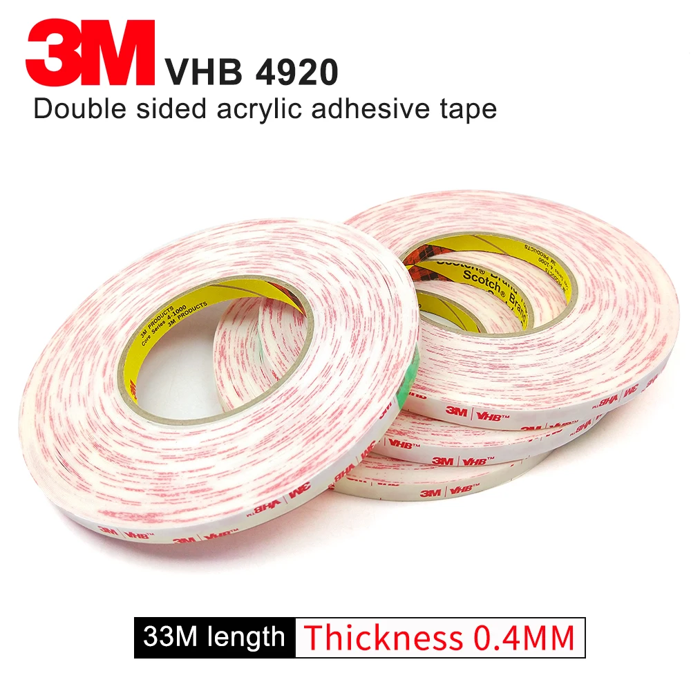 100% оригинальная 3M 4920 VHB двухсторонняя лента/3m майларовая акриловая лента/УФ