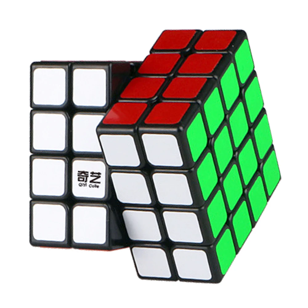 4 слоя QiYi's Magic Cubes 4*4*4 Скорость на 4x4x4 куб игрушка для взрослых детей