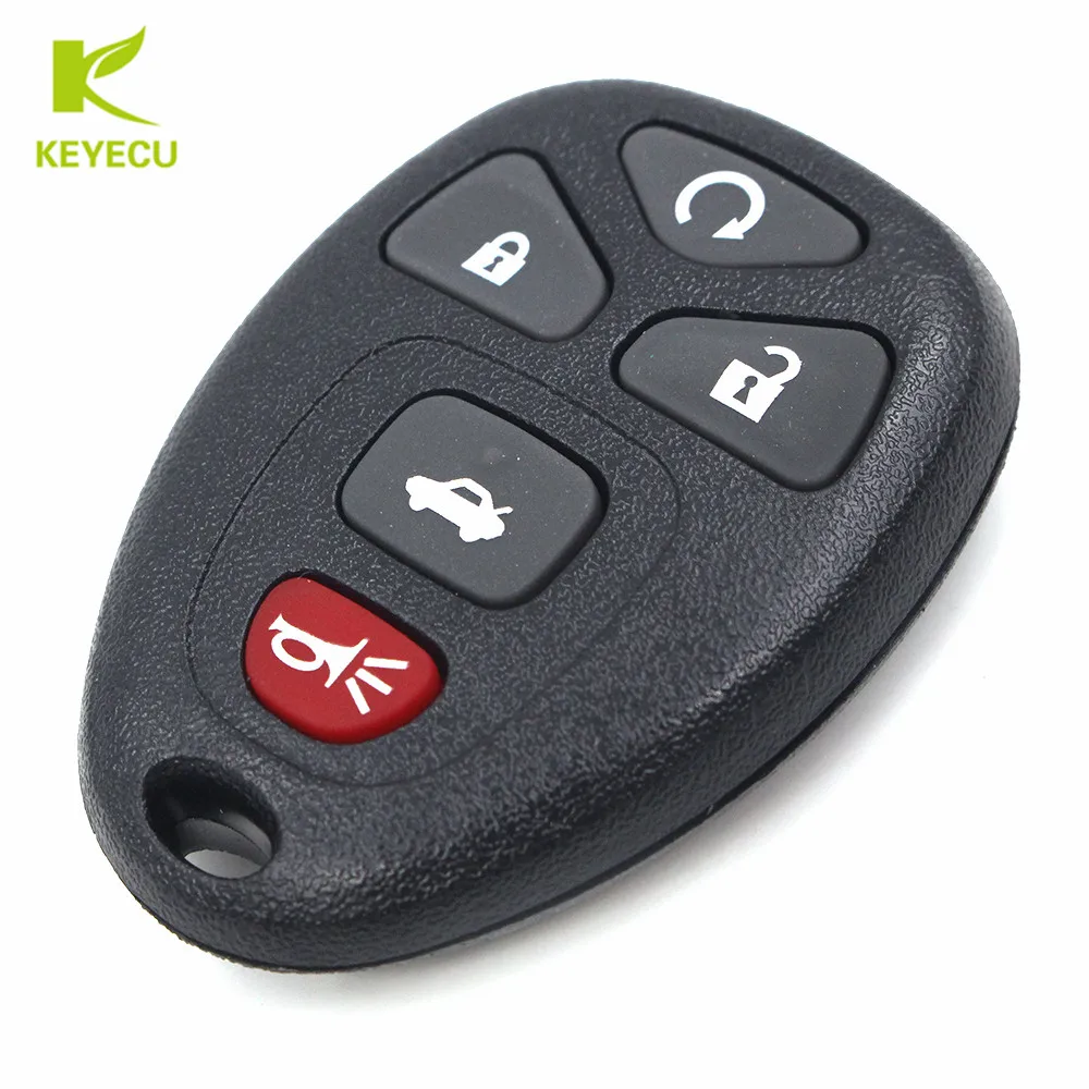 

KEYECU 5 Button New Keyless Entry Remote Car Key Fob for Chevrolet Cadillac Buick LUCERNE 2006 - 2011 FCC ID: OUC60270