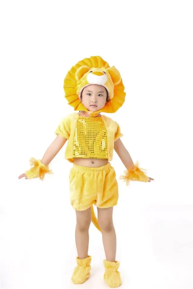 Promotion children cute LION costume Kids dance Cosplay lion Clothing boys girls Dance |