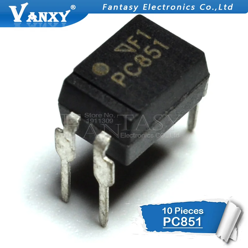 Оптосоединитель PC851 DIP-4 PC851XNNSZ0F DIP PC851XJ0000F DIP4 10 шт. | Электронные компоненты и