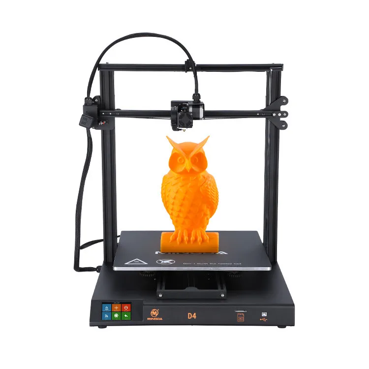 Простое управление MINGDA D4 3d широкоформатный принтер diy с функцией автоматического
