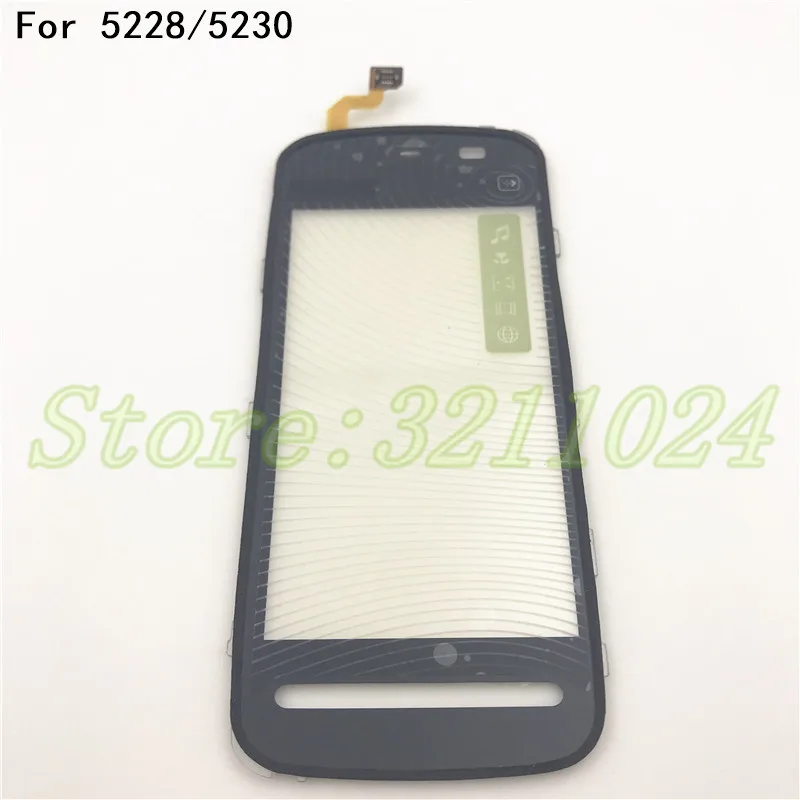 Дигитайзер сенсорного экрана для Nokia 5228 5230 5232 5233 5235 5236 523 переднее стекло