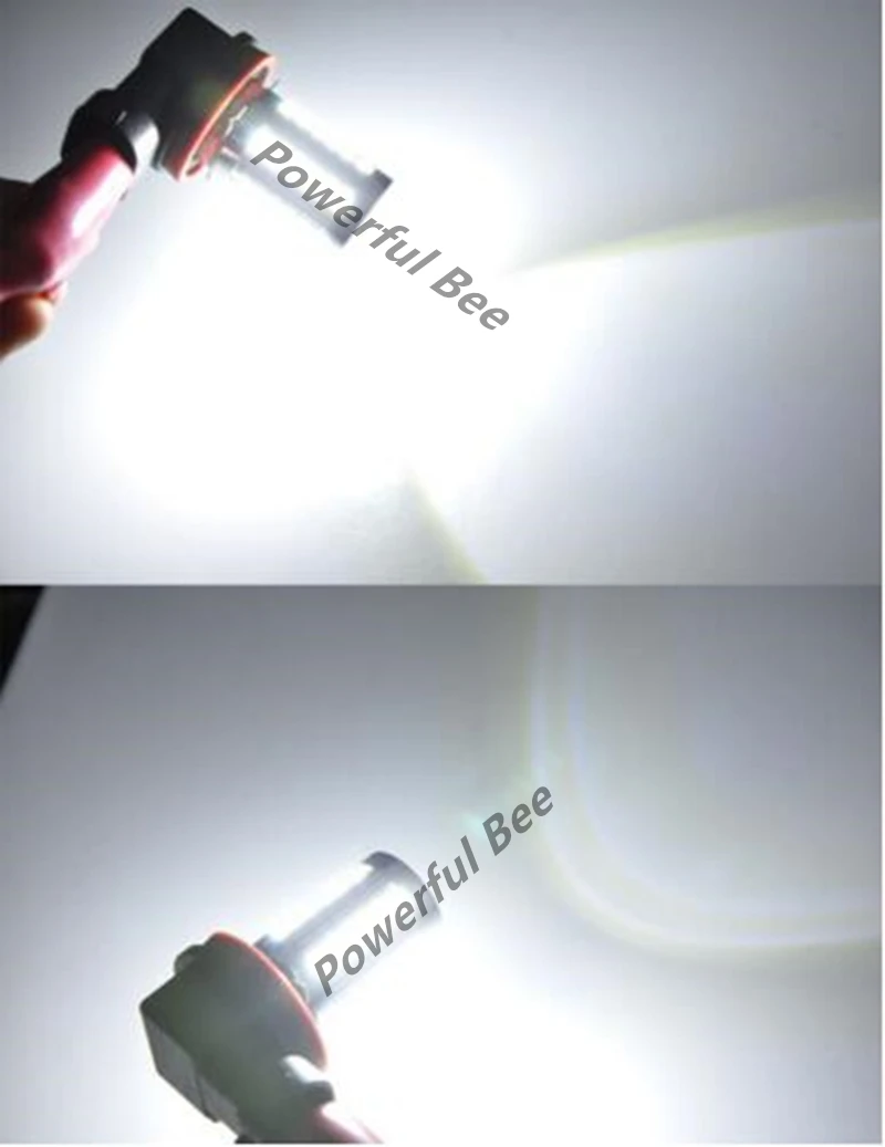 2 x H11 H8 15 Вт Светодиодные Автомобильные противотуманные фары желтые янтарные