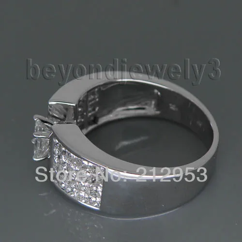 Винтажное однотонное обручальное кольцо из белого золота 18 карат|gold natural|ring ringring