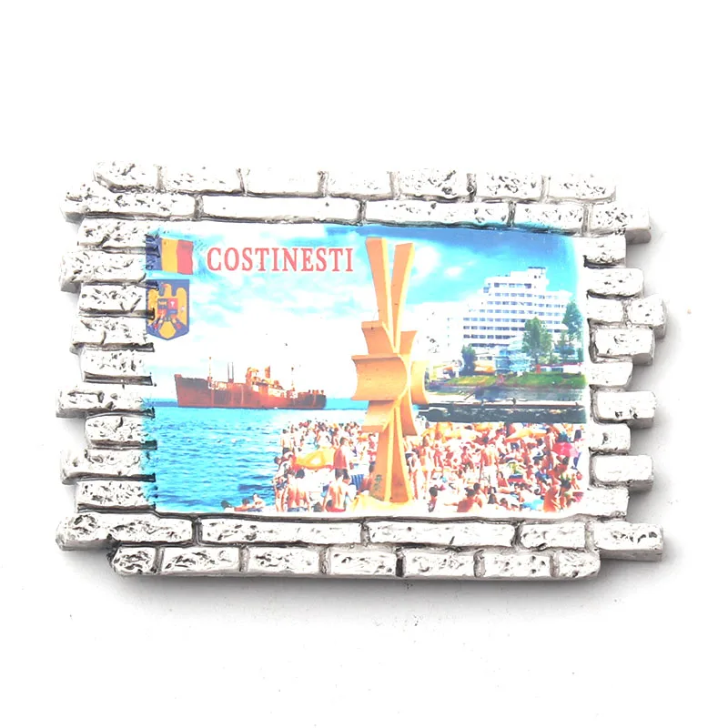 Costinesti Eforie Malaga brassesls 3d Магнитные магниты на холодильник креативные сувениры