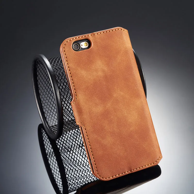 Кожаный чехол бумажник с откидной крышкой для iPhone X R XS Max роскошный мягкий