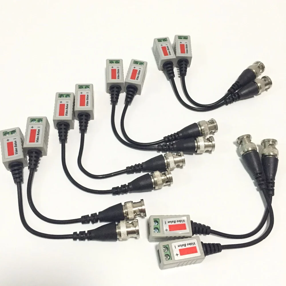 Новый Кабель адаптер для камеры пассивного Видео Balun BNC 10 шт. = 5 пар|adapter connector|adapter
