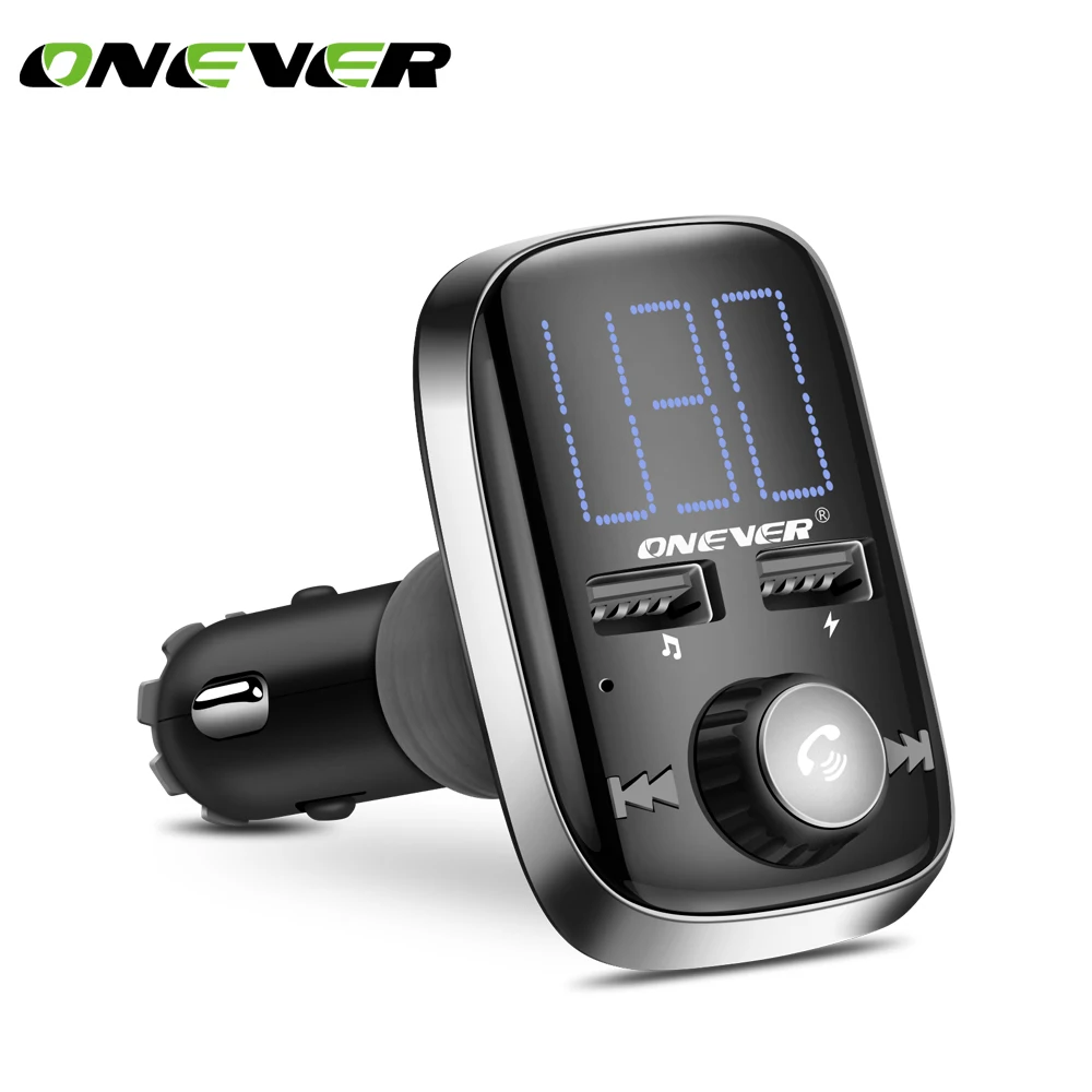 FM модулятор Onever с 2 USB портами 3 4 А|FM-трансмиттеры| |