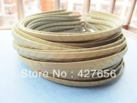 10pcs 5mm metal headbandhairband wrapped grass green ribbon hb0002 gg