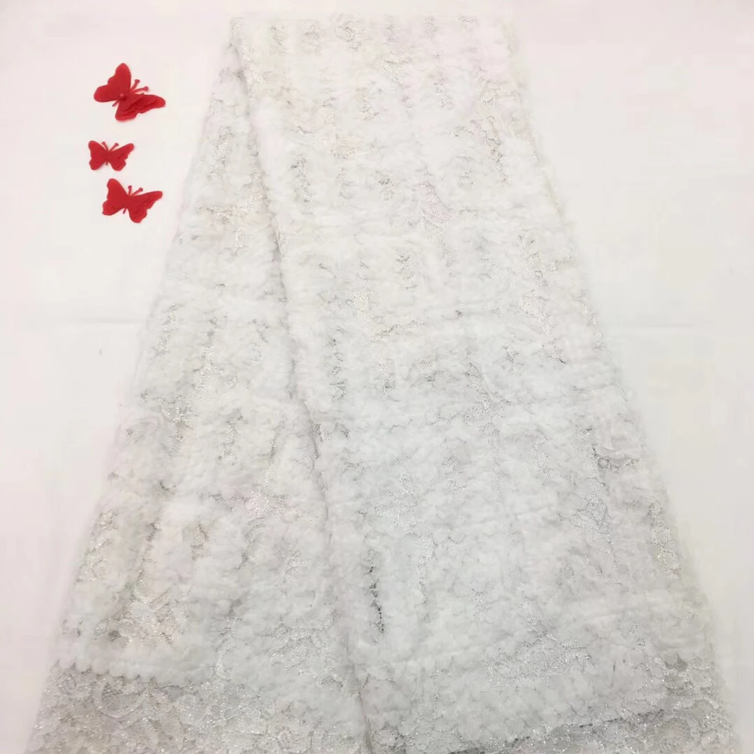 

Африканская кружевная ткань 2018, высококачественное кружево, нигерийское французское кружево, вышитая Тюлевая кружевная ткань, платья для ж...