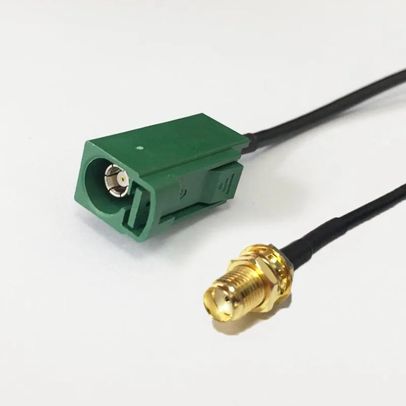 Автомобильный тв Удлинитель SMA женский гайка для Fakra E RF кабель RG174 20 см 8 дюймов