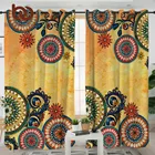 BeddingOutlet, калейдоскоп, занавеска для гостиной s, Богемская занавеска, занавеска для спальни, этническая мандала, цветы, занавески на окна