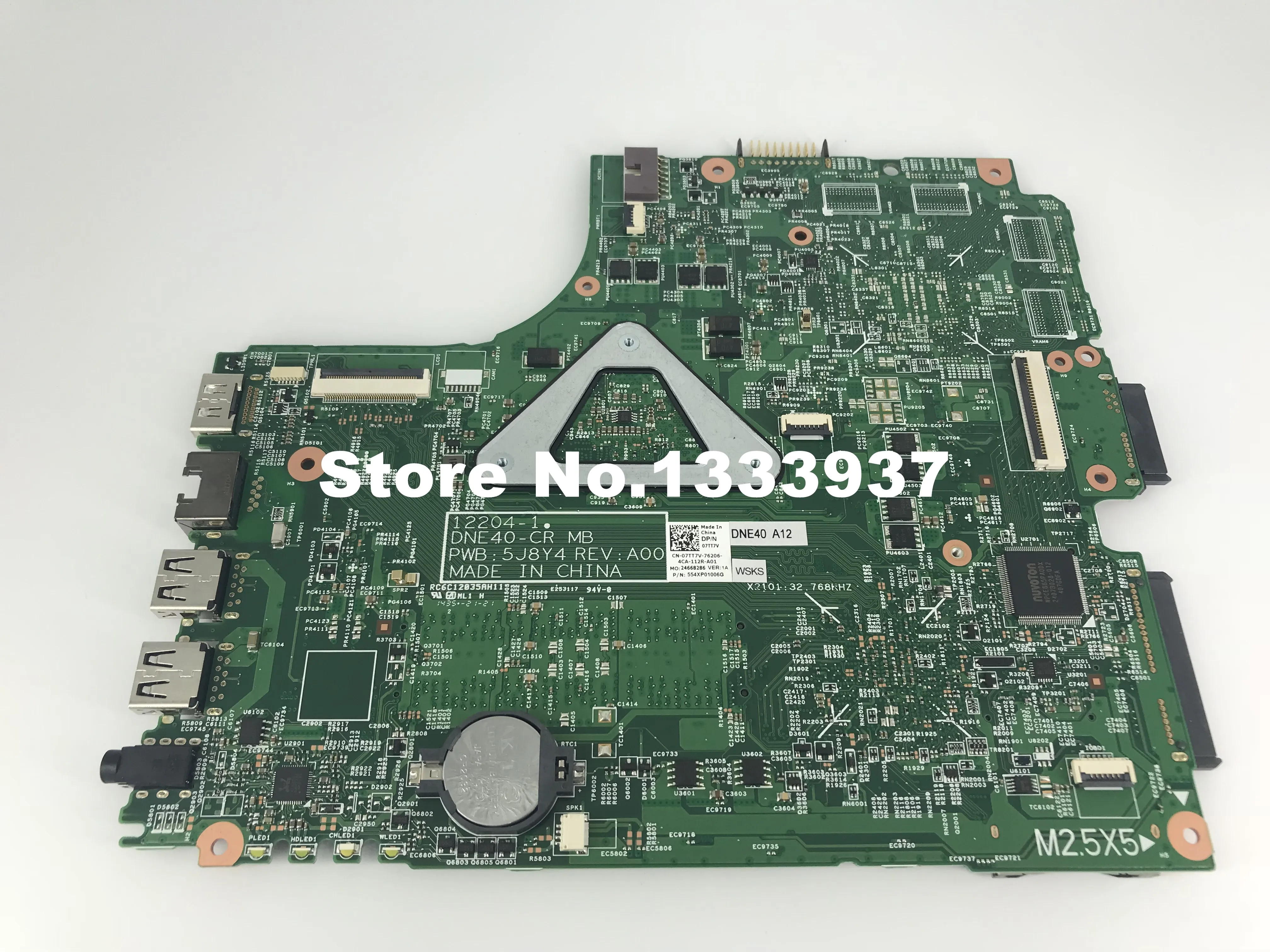 CN 07TT7V 7TT7V материнская плата для Dell Inspiron 3421 5421 ноутбука с I3 3227U CPU 100%