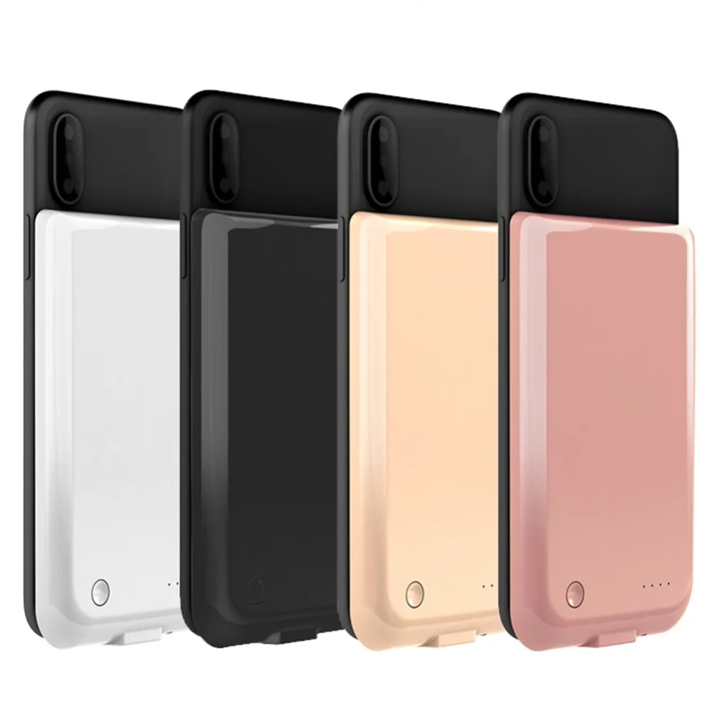 Для iPhone 5 5S SE 5C 6 7 8 6s X XS XR Max Plus зарядное устройство чехол 5000 мАч умная запасная