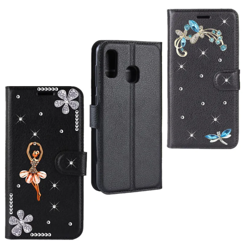 Кожаный чехол-книжка с бумажником для Samsung Galaxy A7 2018 A6 A8 Plus S8 S9 S10 e A21S Note 10 8 A50 A5 2017 |