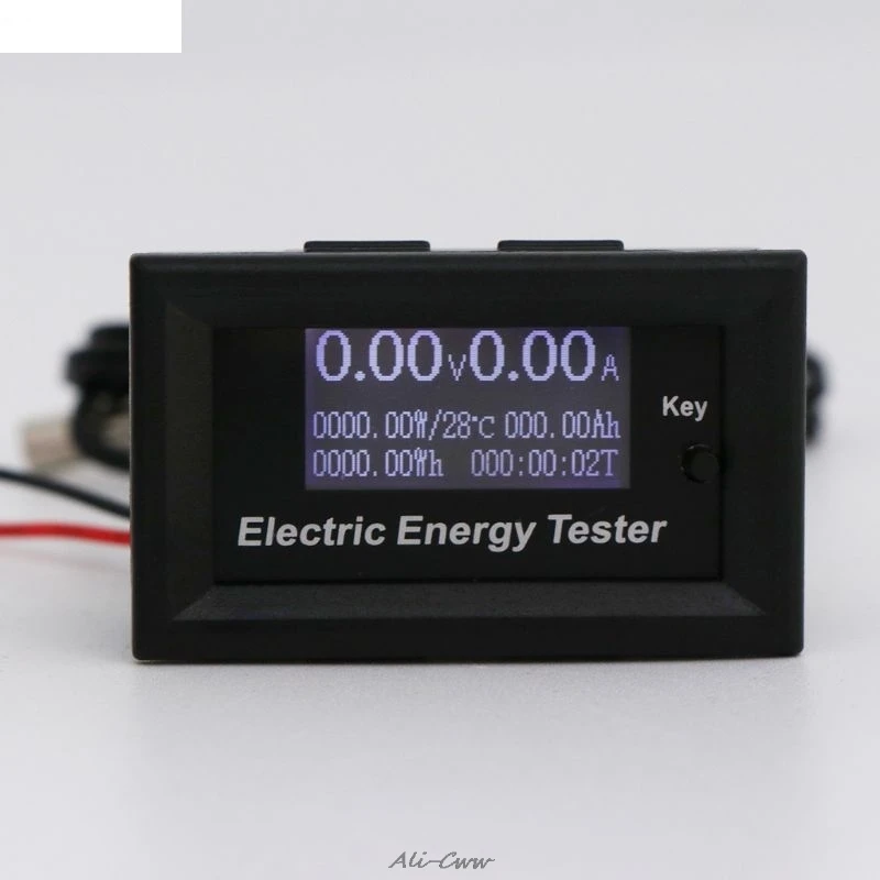 DC 120V 20A цифровой вольтметр постоянного тока измеритель напряжения ЖК-дисплей