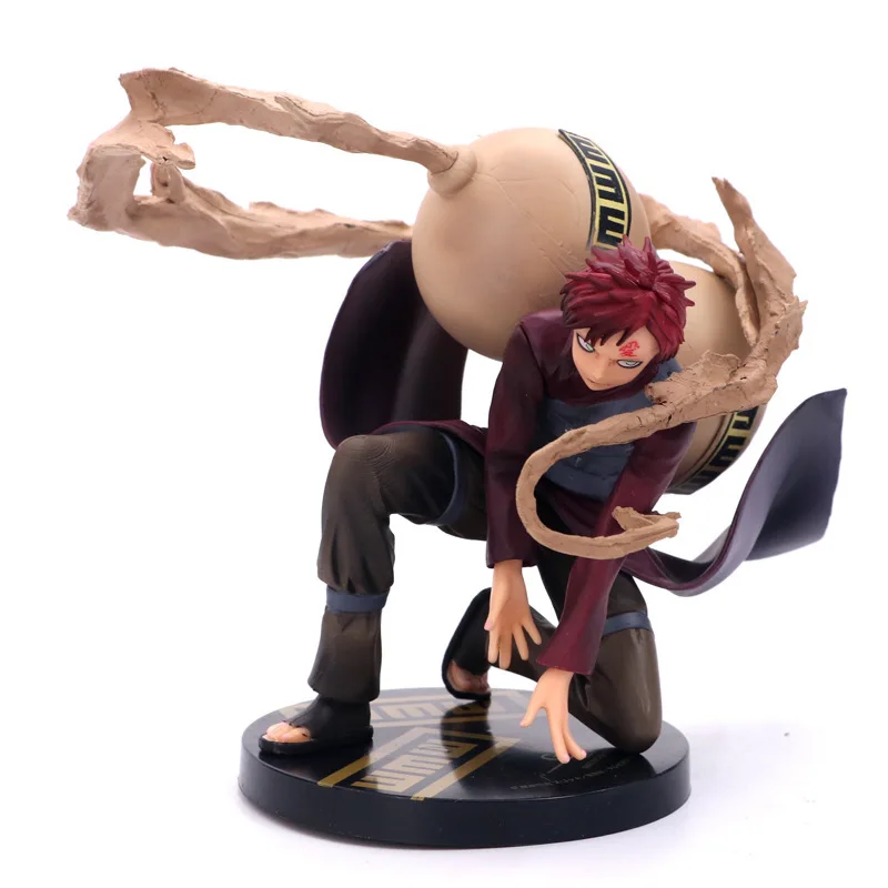 Аниме Наруто ПВХ Фигурка 15 см повязка на голову Sabaku no Gaara экшн-фигурка коллекция
