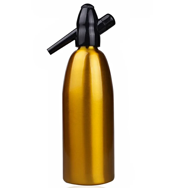 Soda Siphon 1000 мл прочный безопасный Soda Siphon сделать сверкающую воду для Mojitos Gin Fizz коктейлей и вина Spritzers