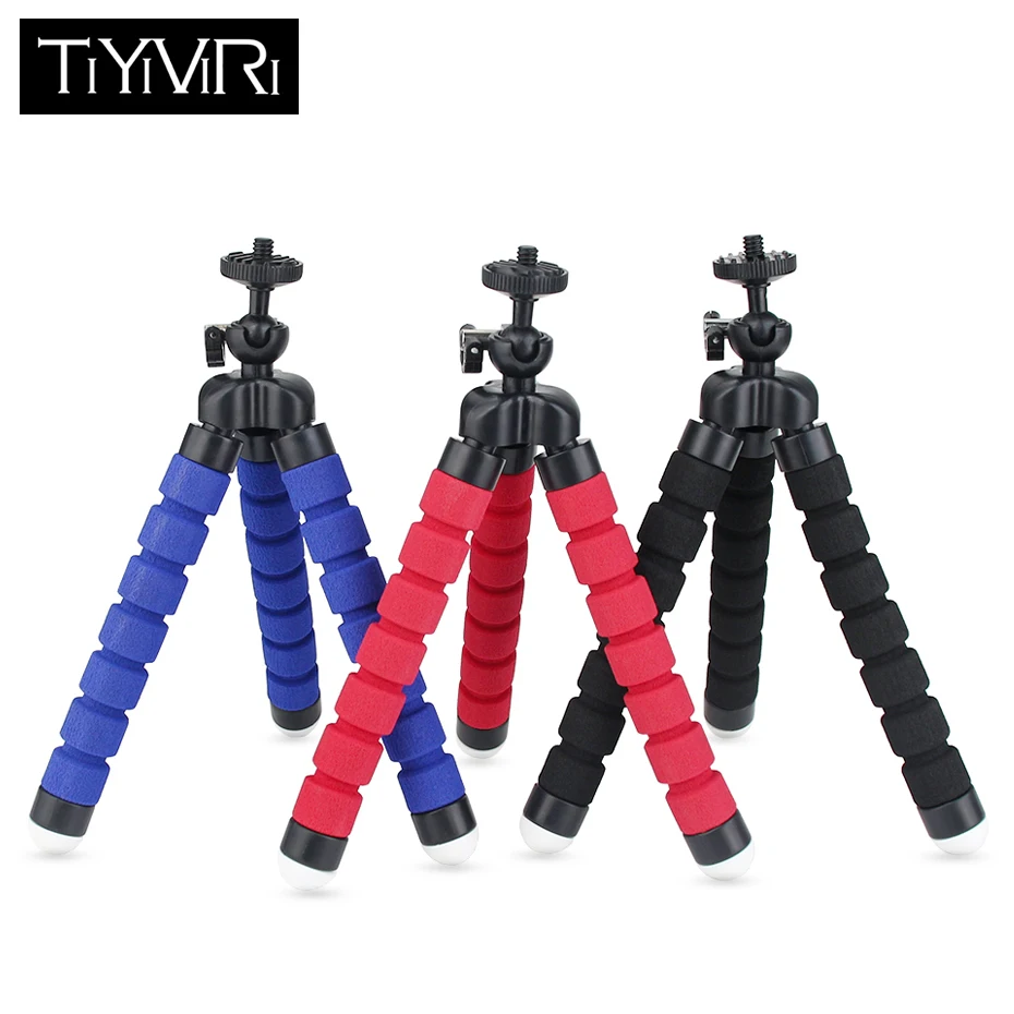 Мини Гибкий губчатый Осьминог штатив Gorillapod для смартфона подставка держатель