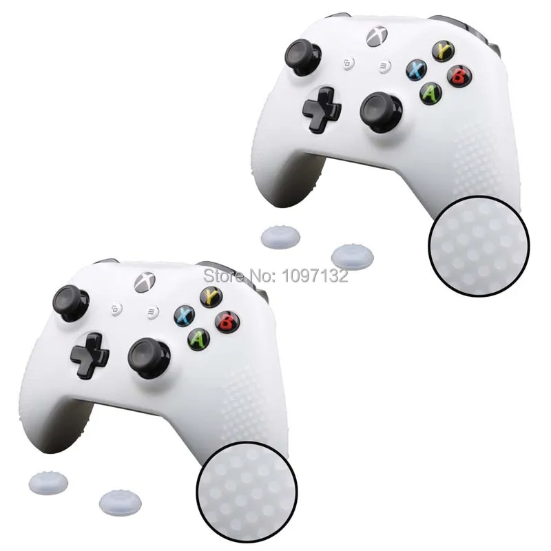 Противоскользящий силиконовый резиновый чехол-накладка для XBox One S Slim Xbox X